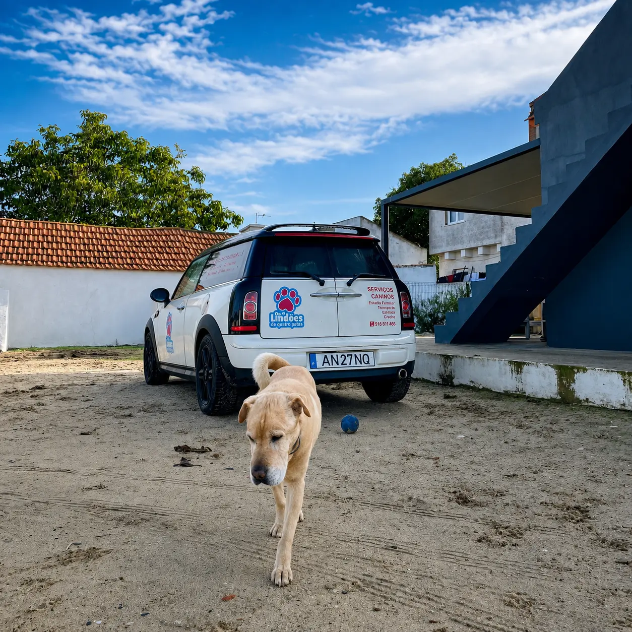 Viatura de transporte d'Os Lindões de Quatro Patas
